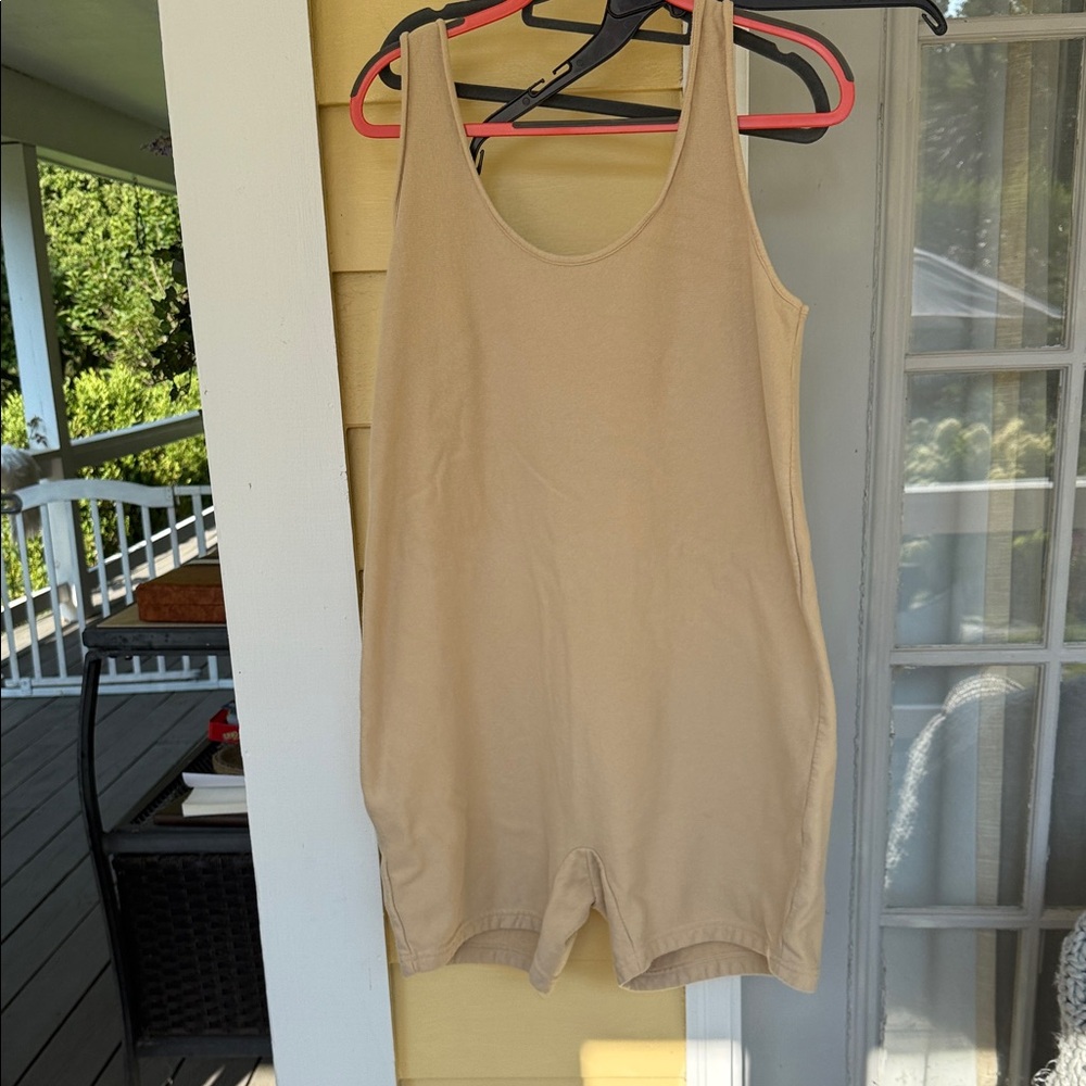 Sleeveless Tan Women's Romper